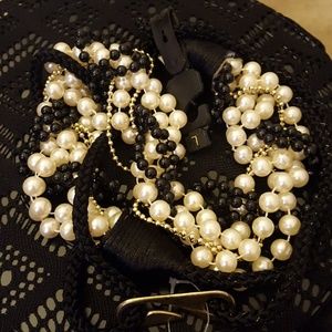 Pearl beaded belt